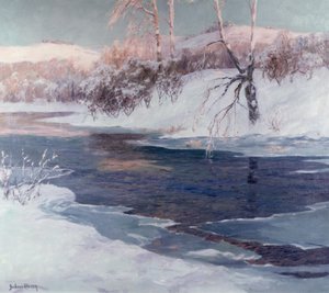雪景色 作： Albert Julius Olsson